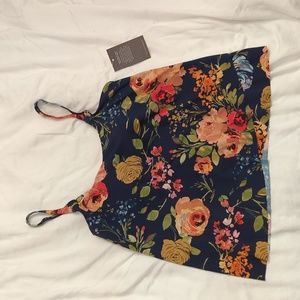 Floral tankini top